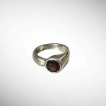 Inel Argint cu Granat 18.50 mm