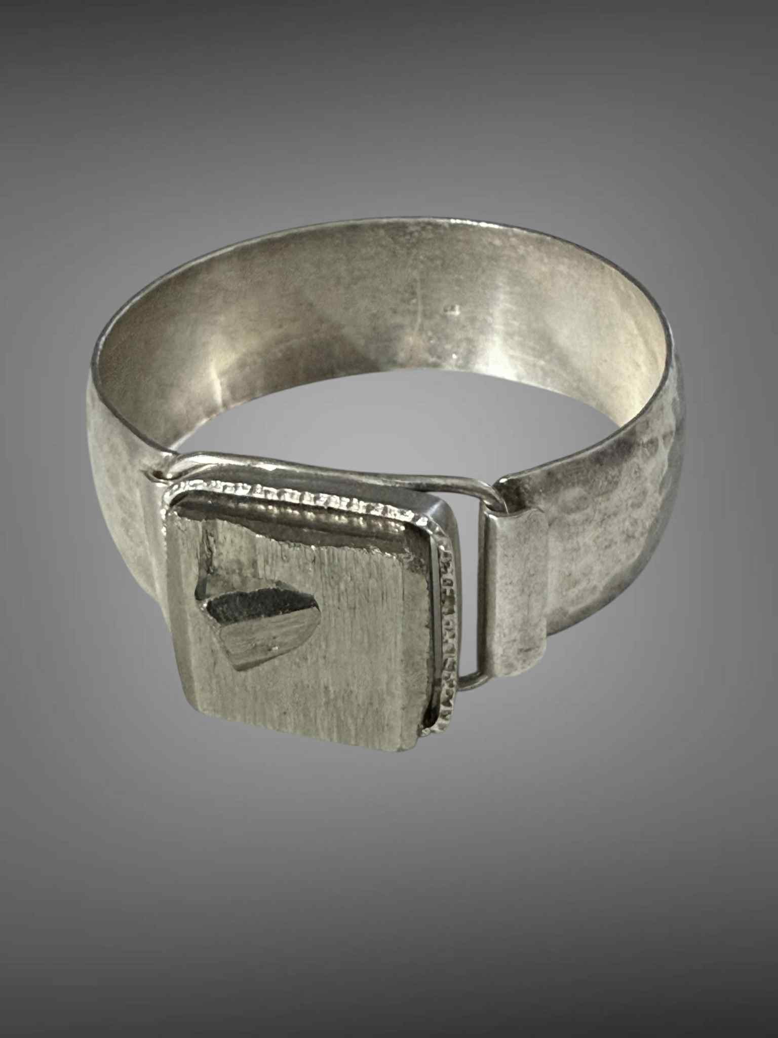 1 Bratara Unicat din Argint cu Pirita Bruta - imagine 1