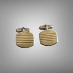 Butoni Argint, usor auriti