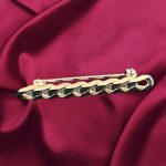 Brosa Argint-  model simplu si dragalas