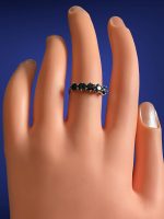 Inel Aur 14 k cu Safir Natural - imagine 3