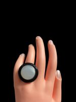 Inel Statament din Argint cu Sidef 18 mm