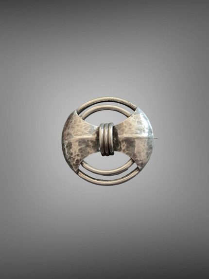 Brosa Art-Deco din Argint