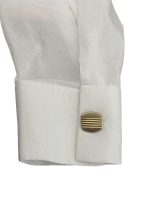 Butoni Argint, usor auriti - imagine 3