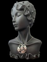 Art Nouveau Brosa Argint -Hans Przyrembel - imagine 2