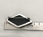 Brosa Mare din Argint cu Onix - imagine 3