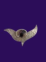 Brosa Argint cu Ametist Chevron