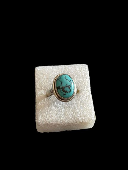 Inel Argint cu Turcoaz 19 mm- Model Clasic