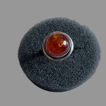 Inel Argint cu Chihlimbar 17 mm