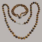 Set Elegant Ochi de Tigru  Colier + Bratara