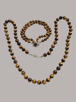 Set Elegant Ochi de Tigru  Colier + Bratara