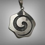 Medalion Argint Spirala- Unisex