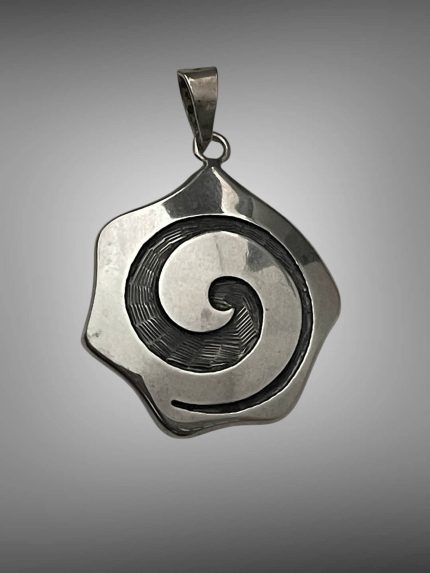 Medalion Argint Spirala- Unisex