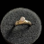 Inel Aur 14 k cu Diamant