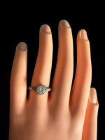 Inel Argint Stil Soliter 16,50 mm - imagine 3