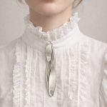 Brosa Argint Unicat- Handarbeit