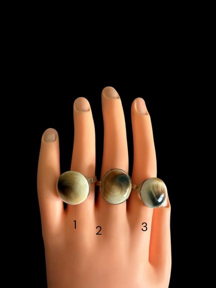 Inel Argint cu Ochiul Shiva- Reglabil