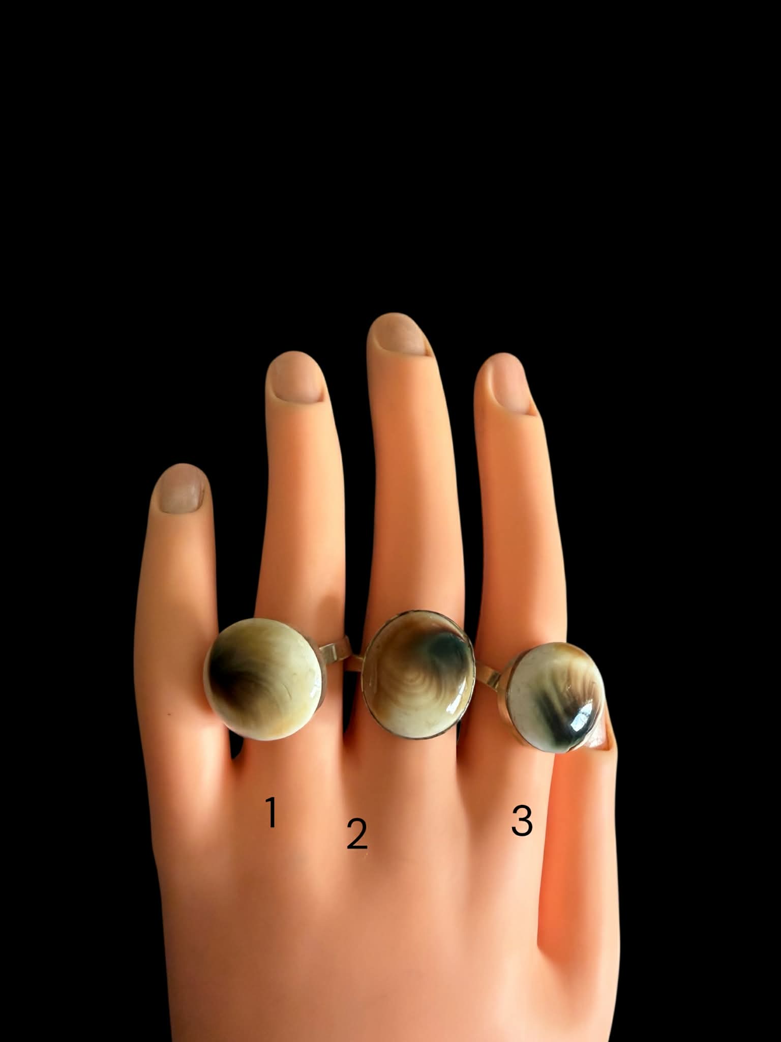 aa2e4b40-fdcf-4965-a7af-b30b3d8ed9da Inel Argint cu Ochiul Shiva- Reglabil - imagine 1