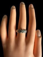Inel Argint cu Zirconiu 17.50 mm - imagine 2