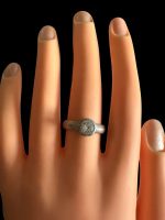 Inel Argint Stil Soliter 17 mm - imagine 2