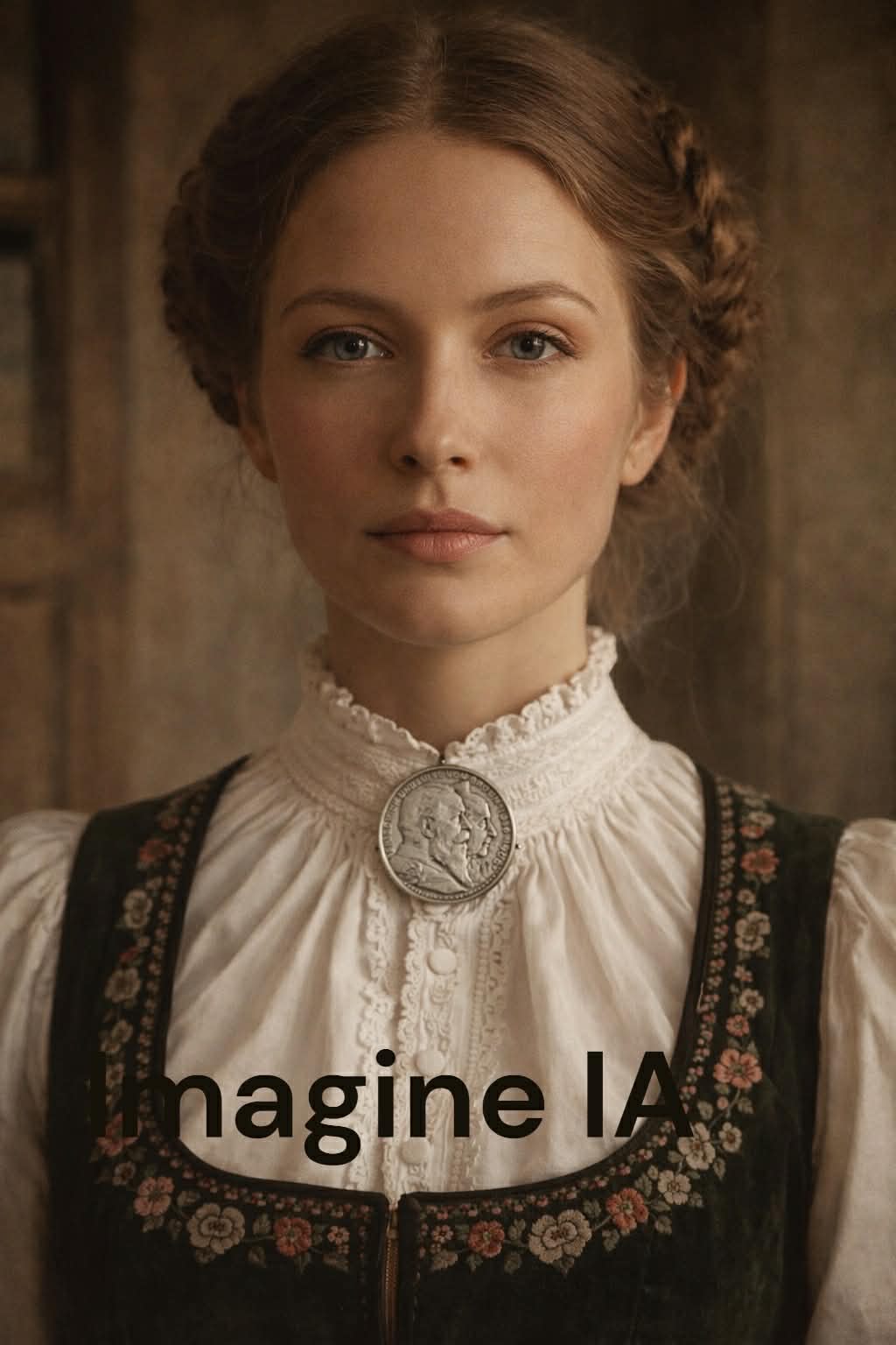 fa54d994-8765-4e26-a658-9e7d91f9cfc0 Brosa de Epoca din Ban de Argint - imagine 1