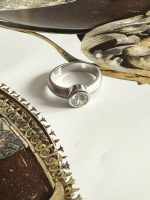 Inel Argint Stil Soliter 17 mm - imagine 3