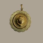 Medalion Franz Josepf  -Placat cu Aur