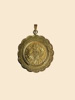 Medalion Franz Josepf  -Placat cu Aur - imagine 2