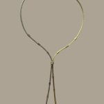 Colier Argint Partial Placat cu Aur