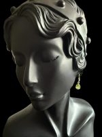 Set Cercei Argint Peridot si Granat - imagine 3