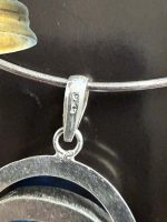 Colier -Chocker Argint cu superb Medalion - imagine 4