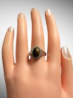 Inel Argint cu Ochi de Tigru