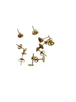 Set 5 Perechi Cercei Argint  placat cu Aur - imagine 3