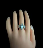 Inel Argint cu Cristal 18,20 mm - imagine 2