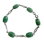 Bratara Argint cu Jad Verde