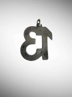 Pandantiv Argint  Numarul 13 - imagine 3