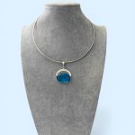 Colier -Chocker Argint cu superb Medalion