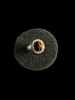 Inel Argint cu Ochi de Tigru - imagine 2