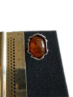 Inel Argint forma mare cu Chihlimbar 19.50 mm - imagine 5