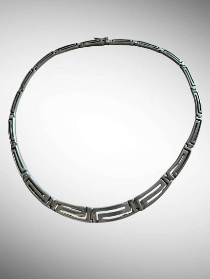 Colier Argint Model Grecesc 40 cm