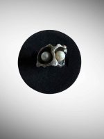 Inel Argint cu Perle - Brutalism - imagine 2