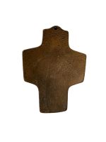 Crucifix Bronz cu Isus - Cina lui Emaus - imagine 4