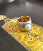 Inel Lat din Argint cu Perla  19.50 mm