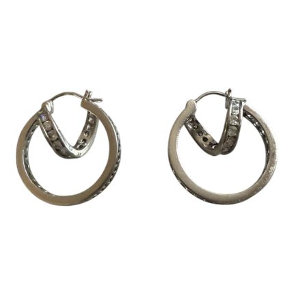 Cercei Creole Argint Model Interesant