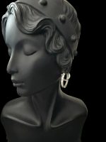 Cercei Creole Argint Model Interesant - imagine 2