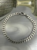 Bratara Argint Model Cuban 21 cm - imagine 2