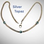 Lant Argint cu Topaz