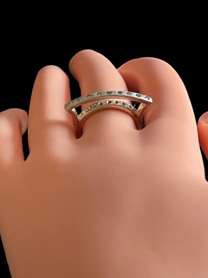 Inel Argint Design Interesant 18.50 mm