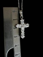 Argint Cruce, Cruciulita + Lantisor 42 cm - imagine 3