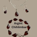 Set Argint cu Chihlimbar